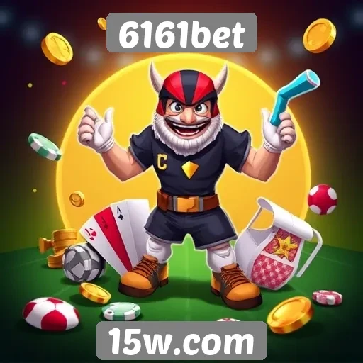 Diversidade de jogos disponíveis no 6161bet