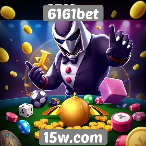 Variedade de jogos disponíveis na 6161bet